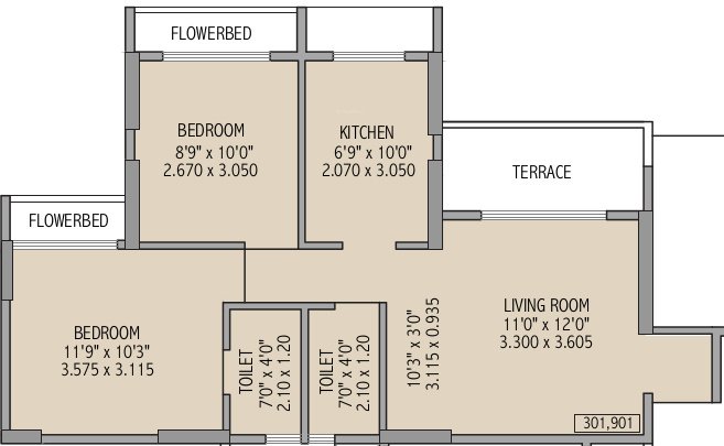  hills tower 7 Floor Plan Floor Plan