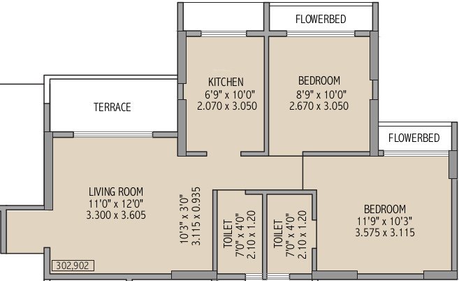  hills tower 7 Floor Plan Floor Plan