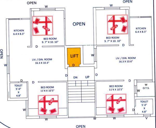 floorPlan of Kalpesh Rathod And Jayantbhai Gaglani Vishakha Kalp