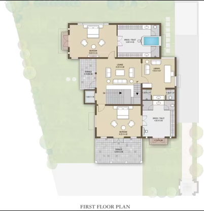  lotus-villas Floor Plan First Floor Plan