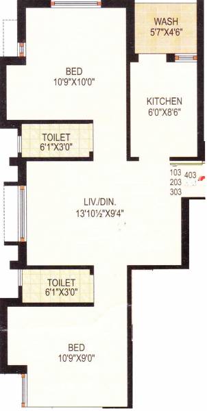 floorPlan of Madhav 2