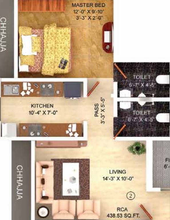  one Floor Plan Floor Plan