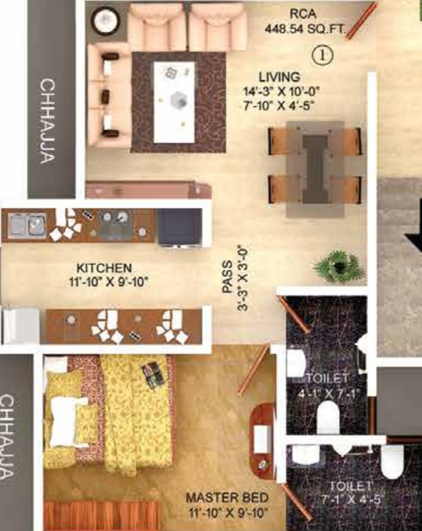  one Floor Plan Floor Plan