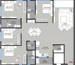 floorPlan of Soham Residency Phase II Building A And F