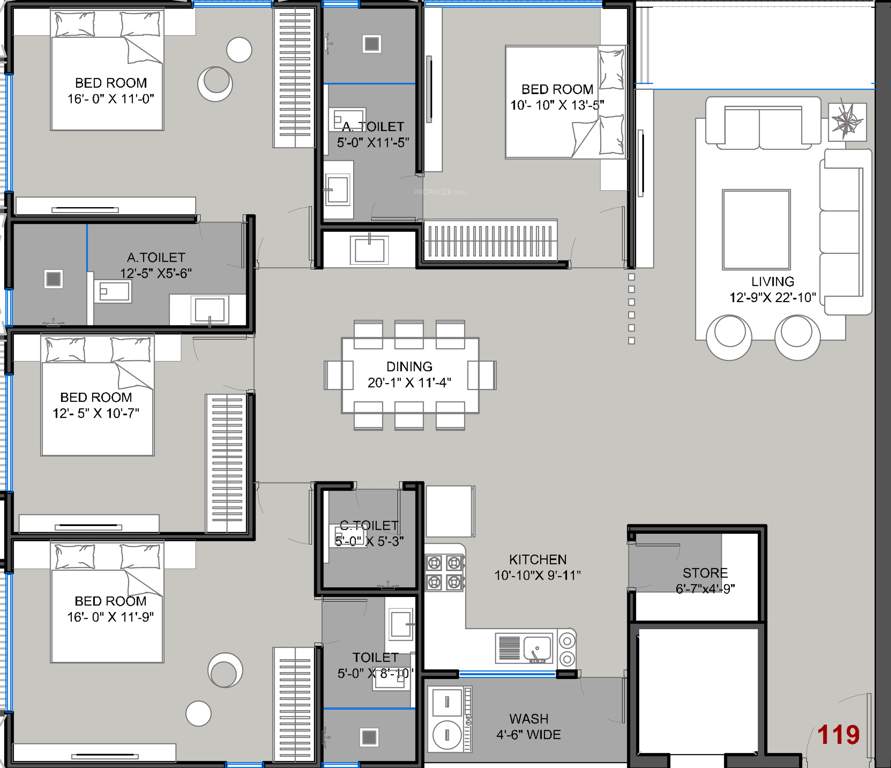 Soham Residency Phase II Building A And F