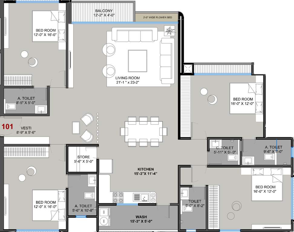 Soham Residency Phase II Building A And F
