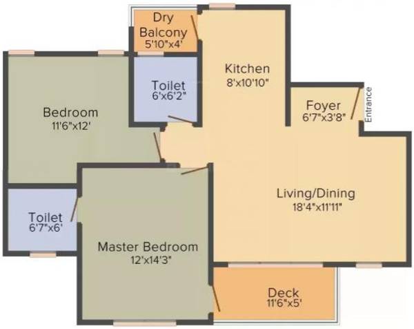 floorPlan of TCG The Crown Greens Phase 2