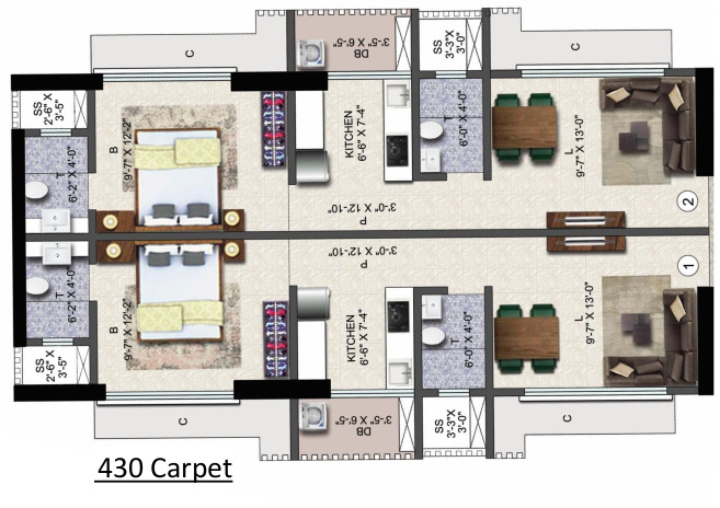 blumen Floor Plan Floor Plan