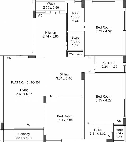 floorPlan of Shreenathji Rivera Pride