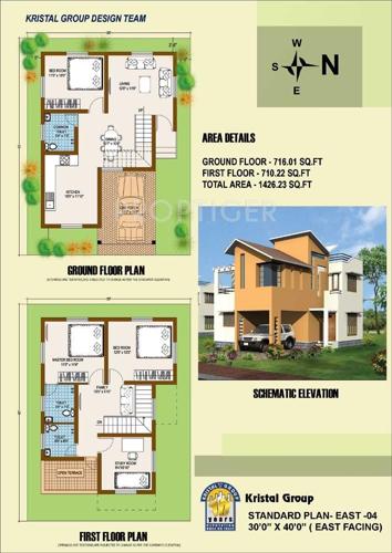 Kristal Aquamarine (3BHK+3T (1,426 sq ft)   Study Room 1426 sq ft)
