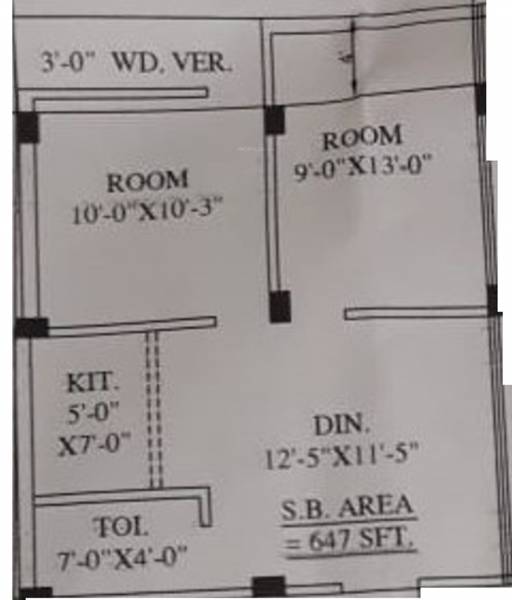 floorPlan of Siddhaye Apartment 1