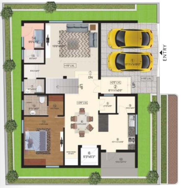  halcyon homes Floor Plan Ground Floor Plan