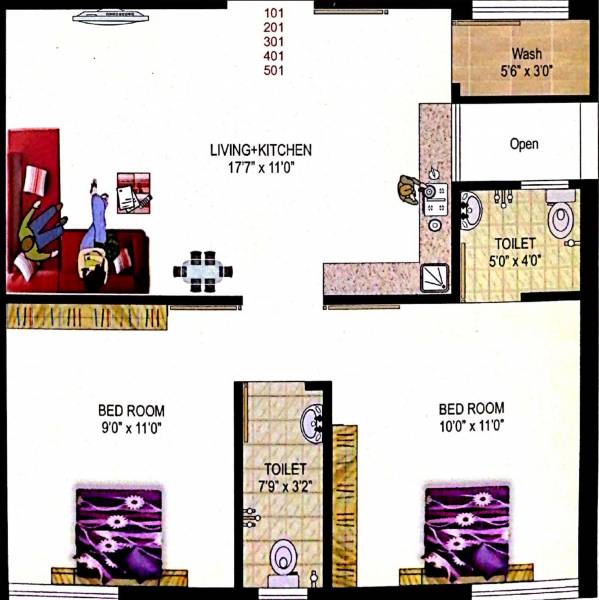 floorPlan of Navkar Parishram