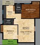 floorPlan of VIP Castle Anugraha Gated Community Apartments