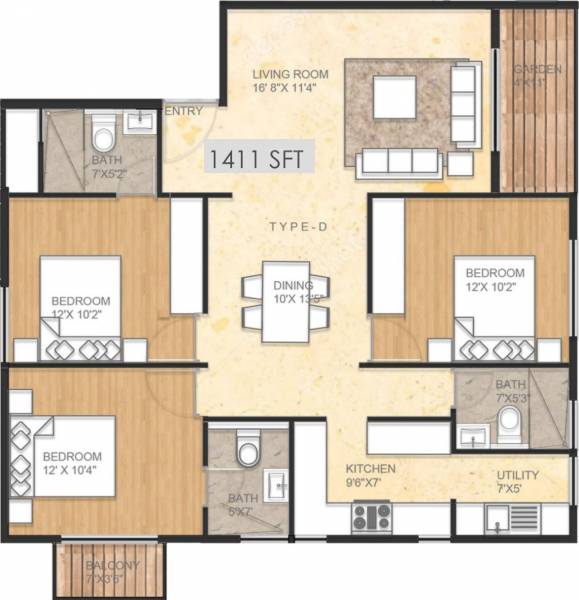 floorPlan of A3 Atri Nest
