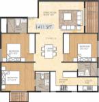 floorPlan of A3 Atri Nest