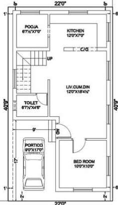  anugraha gated community villas Floor Plan Ground Floor Plan