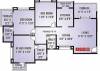 Wadhwani Shubham Floor Plan (3BHK+3T)