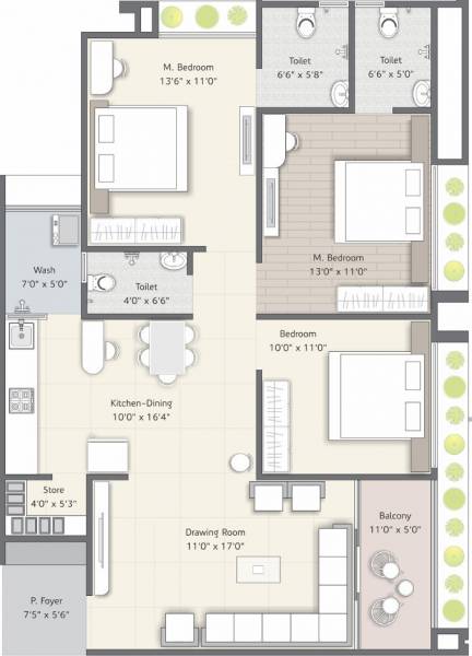 floorPlan of Ramdev Devasya Gold