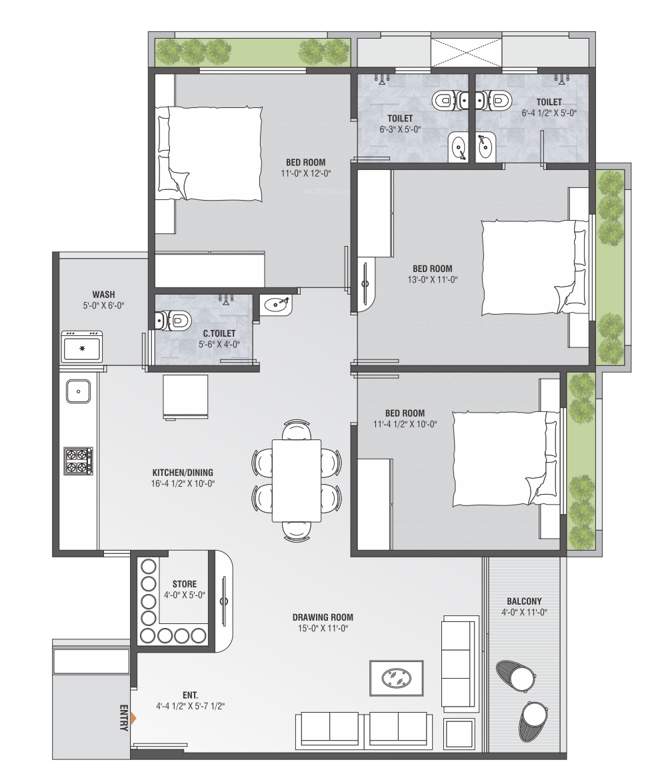  satyaa ii Floor Plan Floor Plan