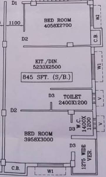 floorPlan of R I P Sunshine Enclave