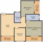 floorPlan of Relation Vinayak Pride