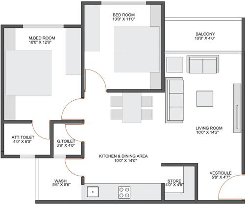 floorPlan of Pramukh Arise Phase 1