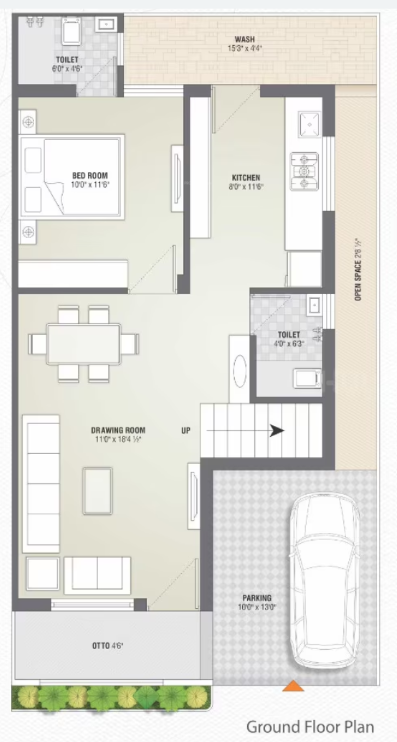  mukund villa Floor Plan Ground Floor Plan