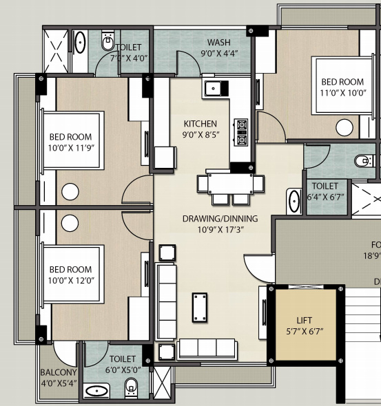  mansi-prime Floor Plan Floor Plan
