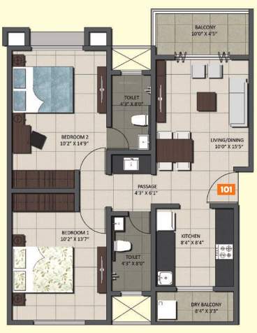  kshitij residency Floor Plan Floor Plan