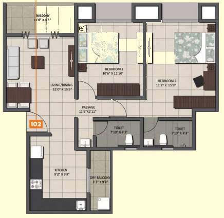  kshitij residency Floor Plan Floor Plan