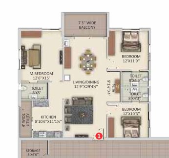  rami reddy towers Floor Plan Floor Plan
