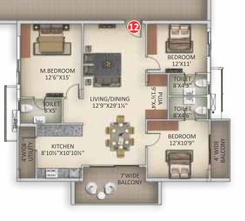  rami reddy towers Floor Plan Floor Plan