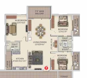  rami reddy towers Floor Plan Floor Plan