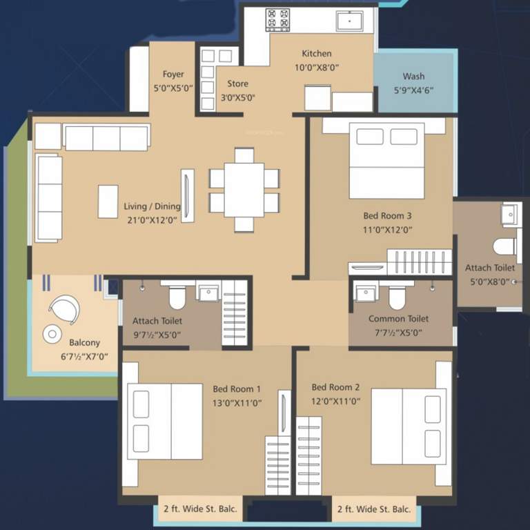 serene edifice Floor Plan Floor Plan