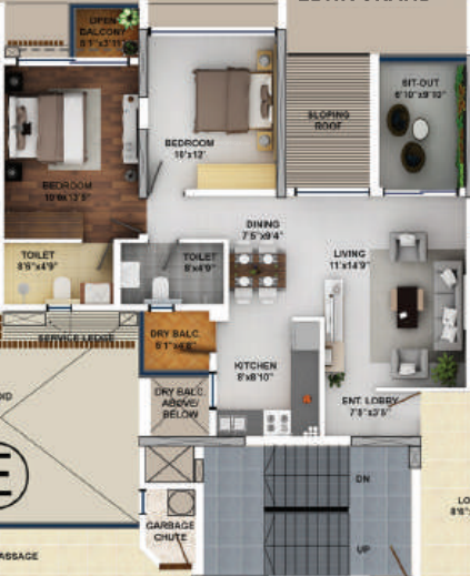 purva aspire Floor Plan Floor Plan