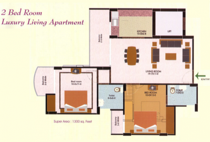  green kaushambi Floor Plan Floor Plan