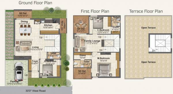  hill-park Floor Plan First Floor Plan