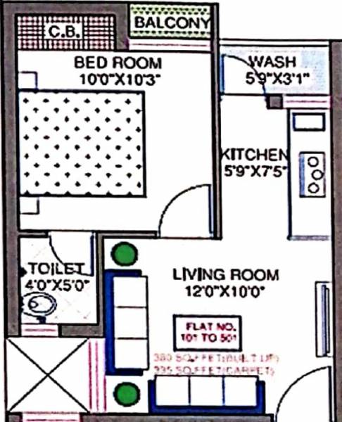 floorPlan of Kanha Dwarkesh Vila