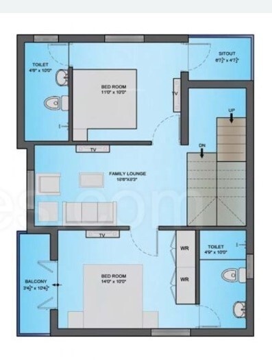 diamond villas Floor Plan Ground Floor Plan