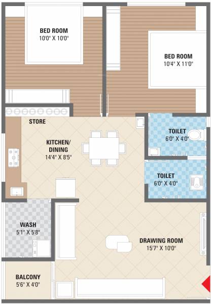 floorPlan of Shreeji Shagun Heights