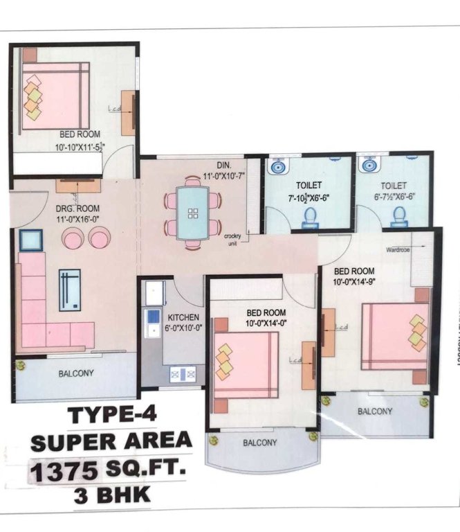 sai ratan prestige Floor Plan Floor Plan