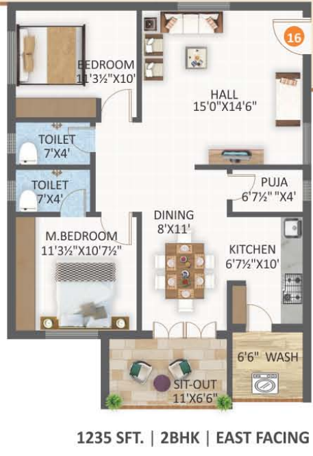 Floor Plan nayans nature springs Floor Plan Floor Plan