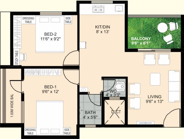  shriram-residency Floor Plan Floor Plan