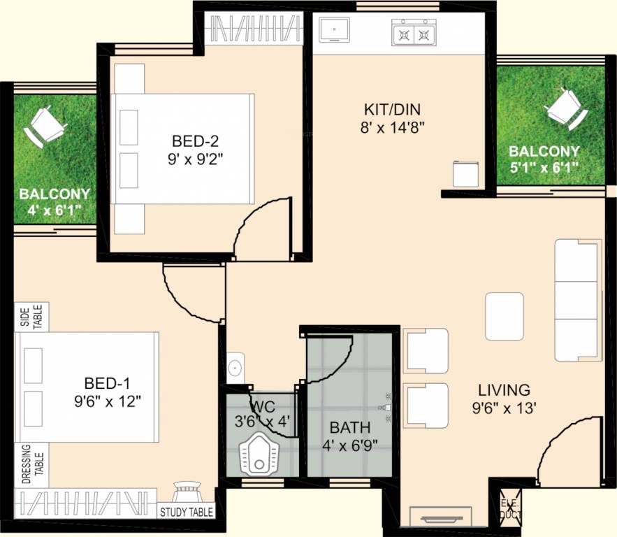 Floor Plan shriram residency Floor Plan Floor Plan