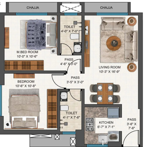  codename sara powai Floor Plan Floor Plan