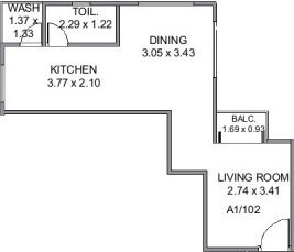 floorPlan of Galaxy Landmark Prime