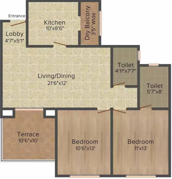 floorPlan of Tyagi Scapers Uttam Townscapes Elite Phase 3