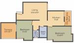 floorPlan of RealNest Properties Royal Blossom