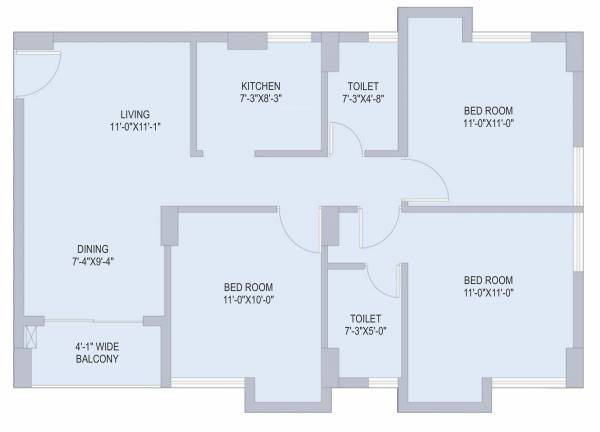 floorPlan of Unimark Lakewood Estate Phase I